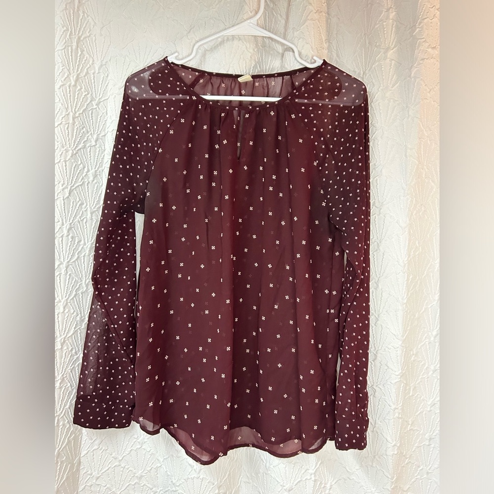 Old Navy Medium Maroon Blouse